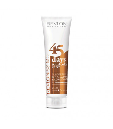 Revlon Professional Revlonissimo 45Days Color Care Cuivré 275ml Shampooing et après-shampooing 2 en 1 pour cheveux cuivrés - 1