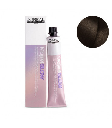 L'Oréal professionnel Majirel Glow 50ml Dark Base .01 Permanente Haarkleuring Voor Langdurige Neutralisatie - 1