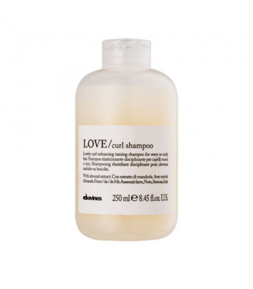 Davines LOVE CURL Shampoo 250ml Shampooing élastifiant et disciplinant pour les cheveux bouclés ou ondulés - 1