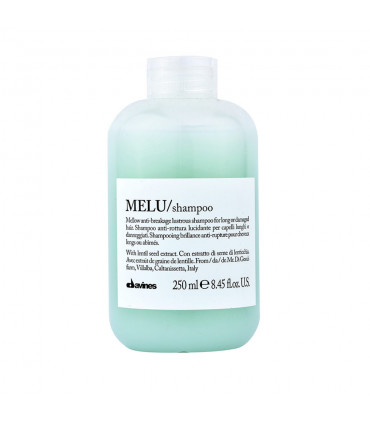 Davines MELU Shampoo 250ml Shampooing brillantant spécifique anti casse pour les cheveux longs ou abîmés - 1