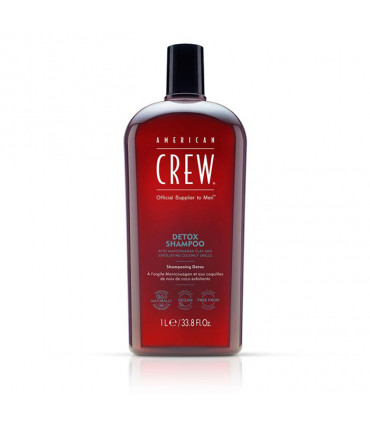 American Crew Detox Shampoo 1000ml Diep reinigende shampoo - 1