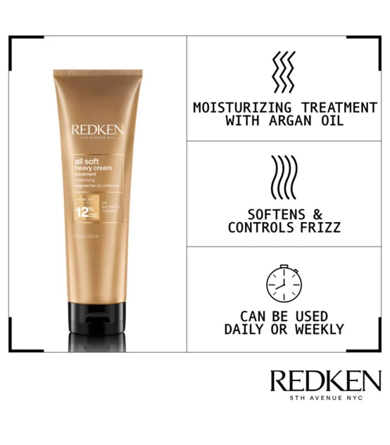 Redken All Soft Heavy Cream masque 250ml  | Celini.be