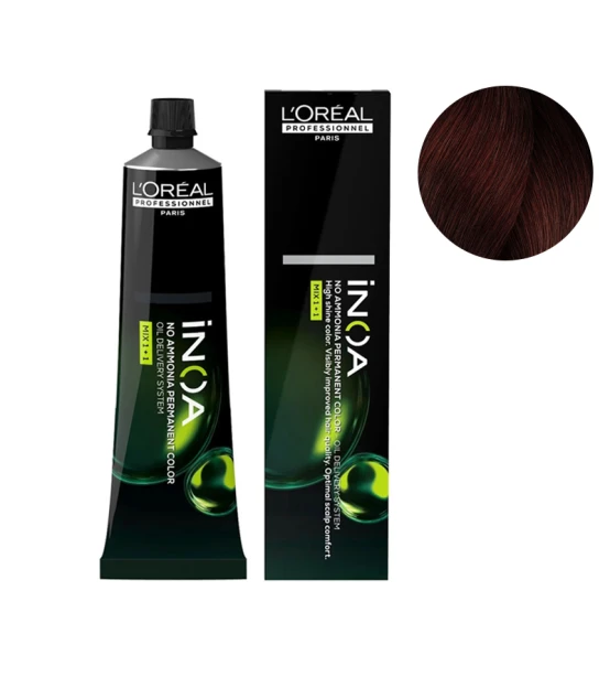 L'Oréal Professionnel Inoa 60gr 4.56 High Resist  | Celini.be