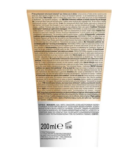 L'Oréal Professionnel Série Expert Absolut Repair Lipidium Soin 200...