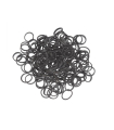 Kara Minis élastiques caoutchouc noir - 500 pièces