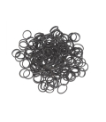 Sibel Kara Minis élastiques caoutchouc noir - 500 pièces  | Celini.be