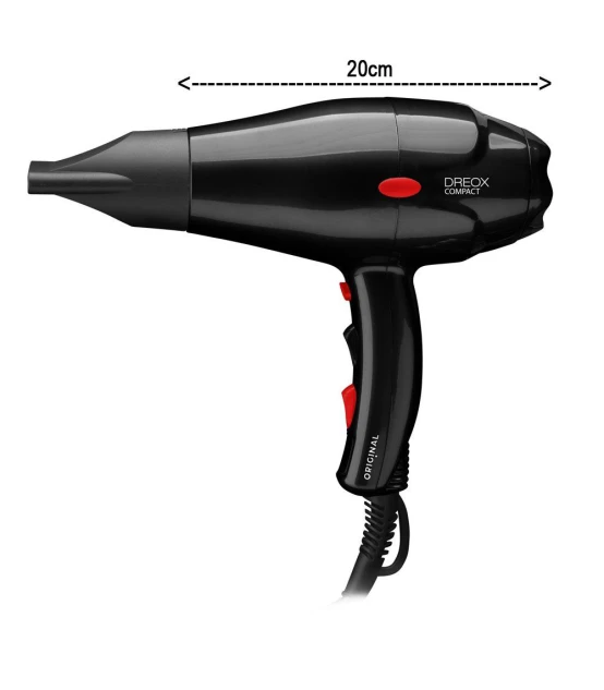 Original! Dreox Compact Sèche-cheveux Noir  | Celini.be