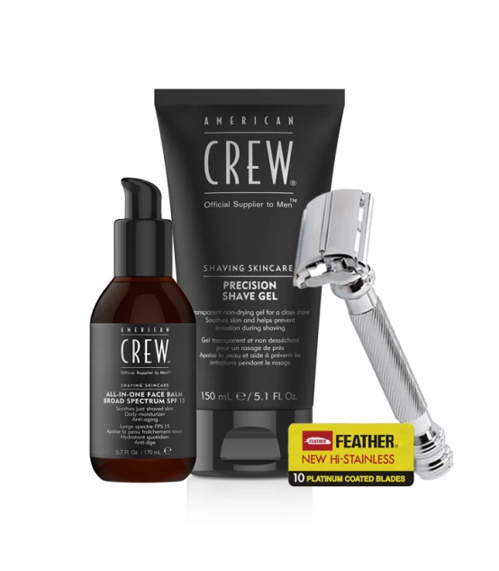 American Crew Gel Shaving Kit & All-in-One Face Balm  | Celini.be