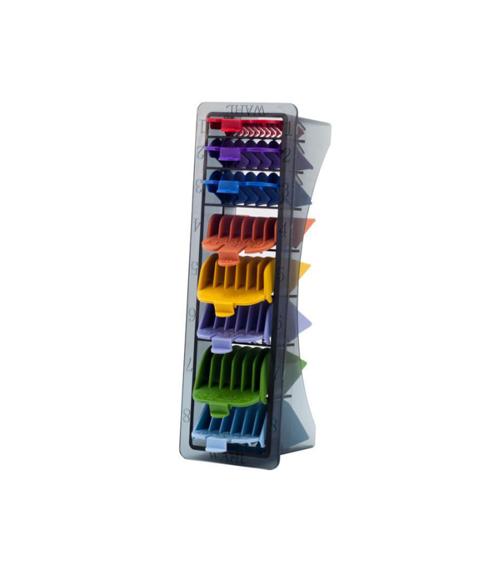 Wahl Opzetkamset Gekleurd 8 stuks (3mm - 25mm)  | Celini.be