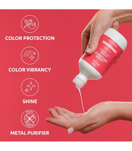 Wella Professionals Invigo Color Brilliance Shampooing Cheveux fins...