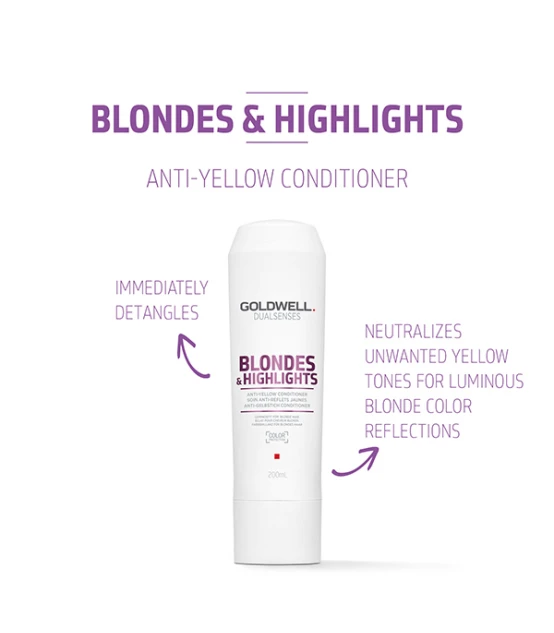 Goldwell Dualsenses Blondes & Highlights Soin Anti-Reflets Jaunes 2...