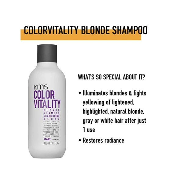 Kms Color Vitality Shampooing Blond 300ml  | Celini.be