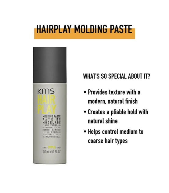 Kms Hair Play Pâte de Modelage 150ml  | Celini.be