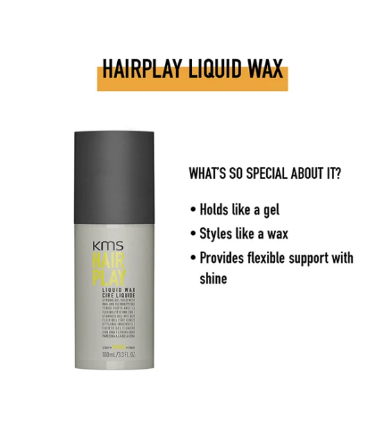 Kms Hair Play Cire Liquide 100ml  | Celini.be