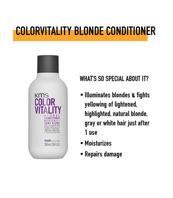 Kms Color Vitality Blonde Conditioner 250ml  | Celini.be