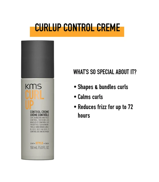 Kms Curl Up Control Creme 150ml  | Celini.be