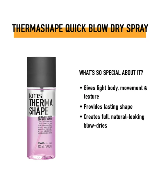 Kms Therma Shape Quick Blow Dry 200ml  | Celini.be