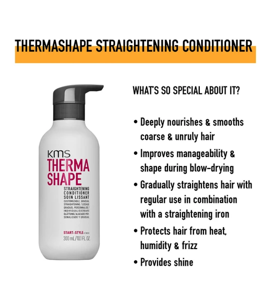 Kms Therma Shape Straightening Conditioner 300ml  | Celini.be