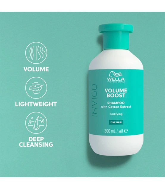 Wella Professionals Invigo Volume Boost Shampooing 300ml  | Celini.be