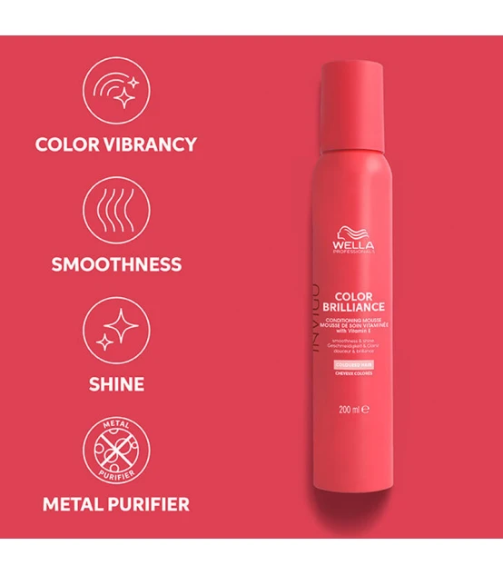 Wella Professionals Invigo Color Brilliance Mousse De Soin Vitaminé...