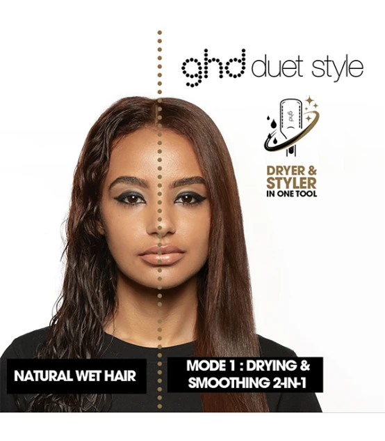ghd Lisseur Séchant 2-En-1 Duet Style Blanc  | Celini.be