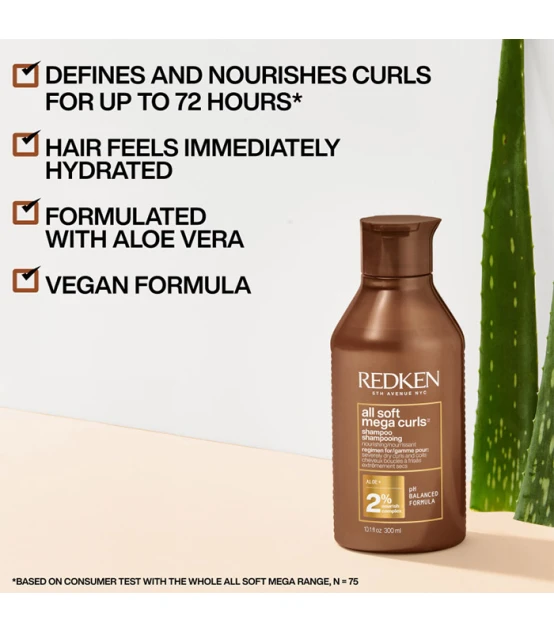 Redken All Soft Mega Curls Shampooing 300ml  | Celini.be