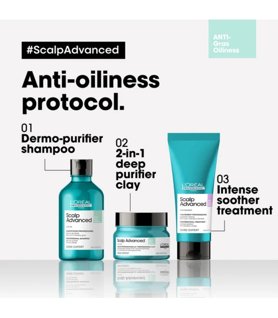 L'Oréal Professionnel Scalp Advanced Shampooing Anti-Gras 1500ml  |...