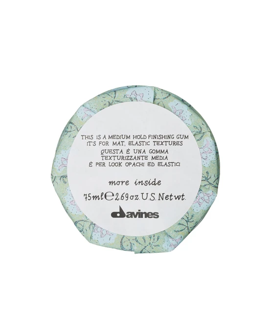 Davines MORE INSIDE Medium Hold Finishing Gum 75ml  | Celini.be