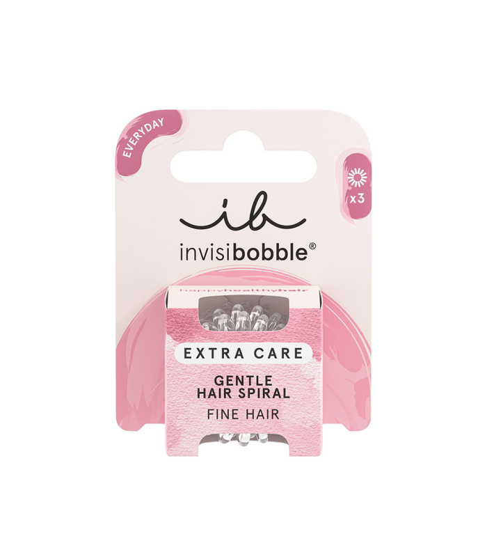 InvisiBobble Extra Care Crystal Clear 3Pc  | Celini.be