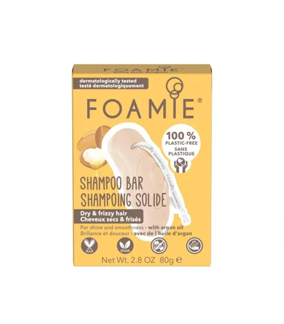 Foamie Kiss Me Argan (Anti-Frizz Shampoo For Frizzy Hair)  | Celini.be