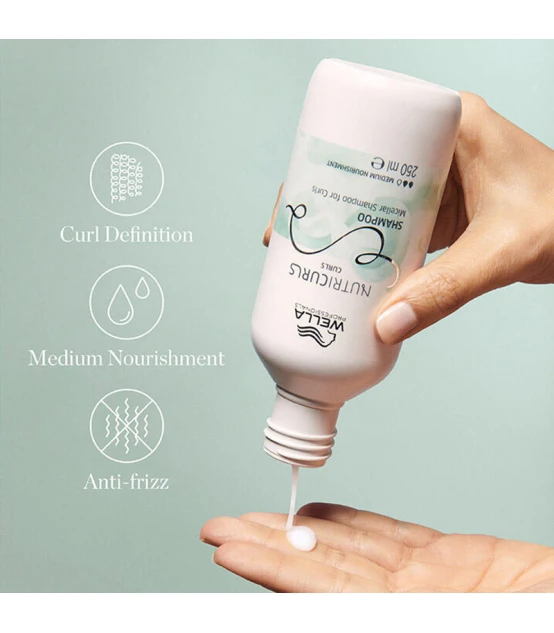 Wella Professionals Nutricurls Shampoing Micellaire Pour Cheveux Bo...