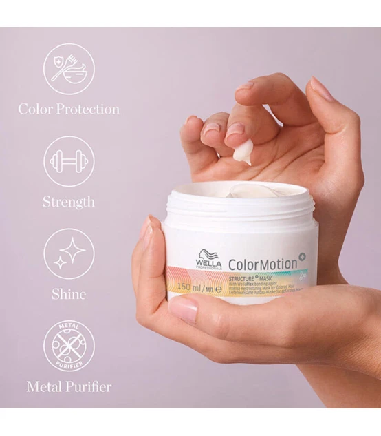 Wella Professionals Colormotion+ Masque Struture+ Révélateur De Cou...