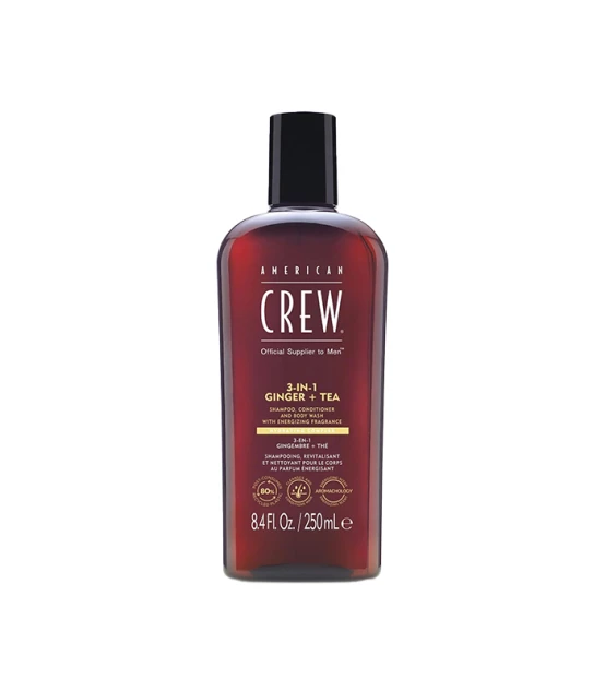 American Crew Ginger + Tea 3-in-1 250ml  | Celini.be