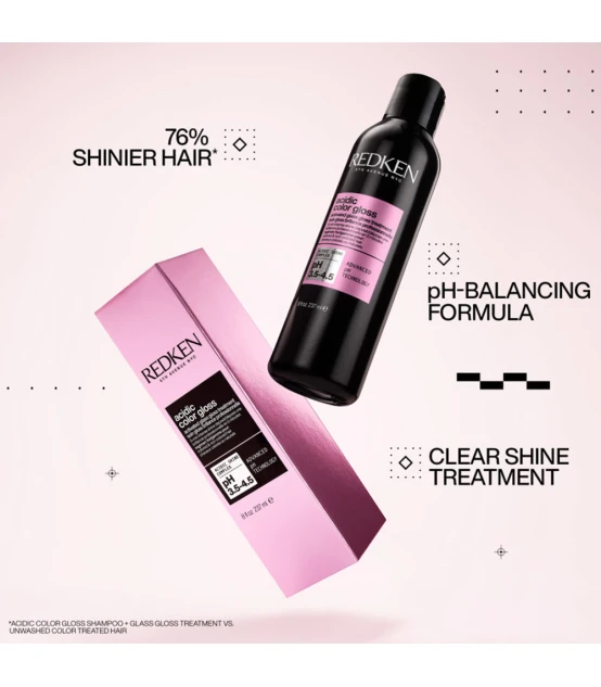 Redken Acidic Color Gloss Activated Glass Gloss Traitement 237ml  |...