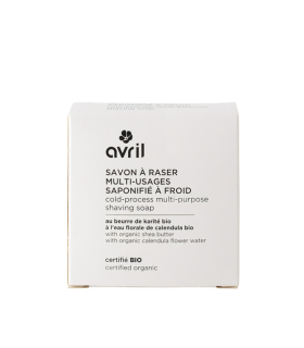 Avril Savon à Raser Multi-Usages Saponifié à Froid 100g  | Celini.be