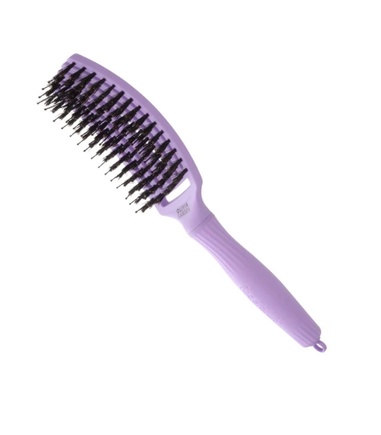 Olivia Garden Fingerbrush Care Iconic Boar & Nylon Lavender Medium ...