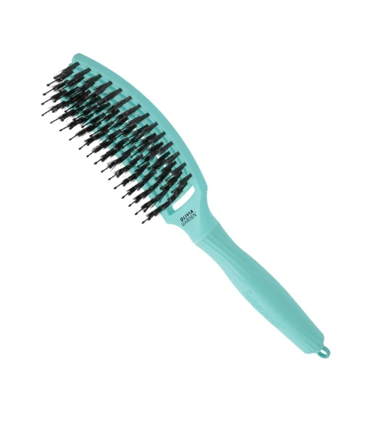 Olivia Garden Fingerbrush Care Iconic Boar & Nylon Mint Medium  | C...