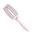 Olivia Garden Fingerbrush Care Iconic Boar & Nylon Pastel Pink Medi...