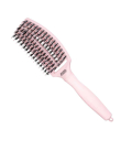 Olivia Garden Fingerbrush Care Iconic Boar & Nilon Pastel Pink Medi...