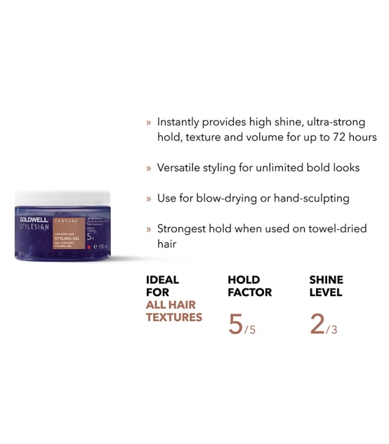 Goldwell Stylesign Texture Lagoom Jam Styling Gel 150ml  | Celini.be