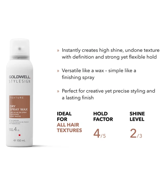 Goldwell Stylesign Texture Dry Spray Wax 150ml  | Celini.be