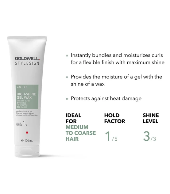 Goldwell Stylesign Curls High-shine Gel Wax 100ml  | Celini.be