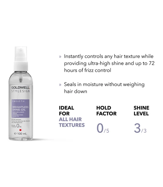Goldwell Stylesign Smooth Weightless Shine-oil 100ml  | Celini.be