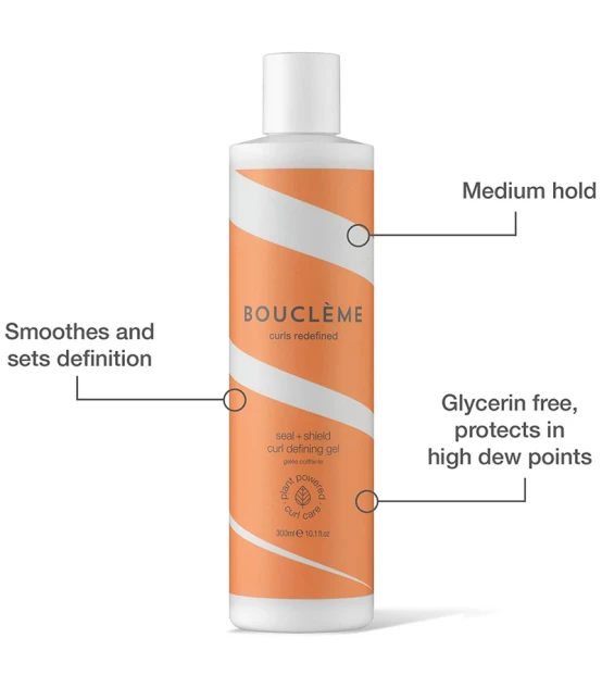 Bouclème Seal + Shield Curl Defining Gel 300ml  | Celini.be
