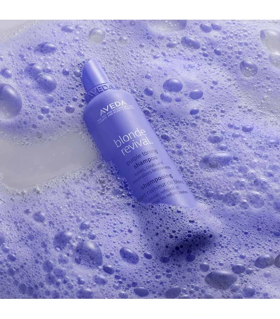 Aveda Blonde Revival Purple Toning Shampoo 1000ml  | Celini.be
