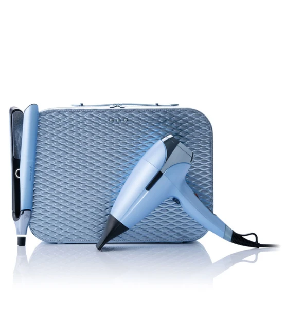ghd Deluxe Set Styler Chronos et Sèche-Cheveux Helios Iced Luxe Col...
