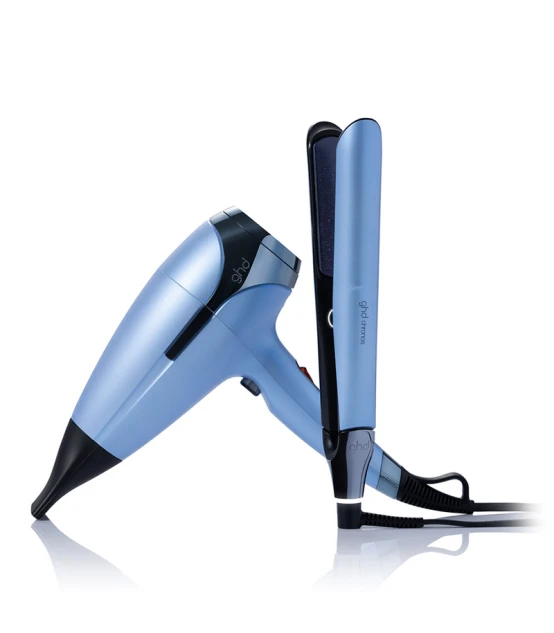 ghd Deluxe Set Styler Chronos et Sèche-Cheveux Helios Iced Luxe Col...