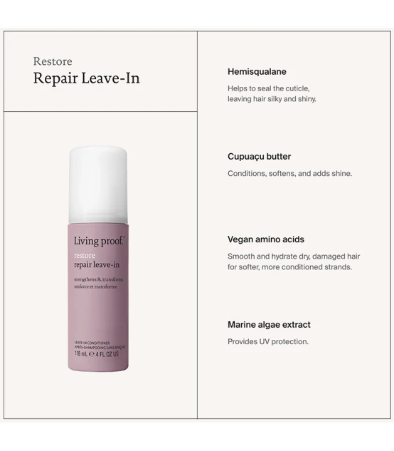 Living Proof Restore Repair Leave-In 118ml  | Celini.be