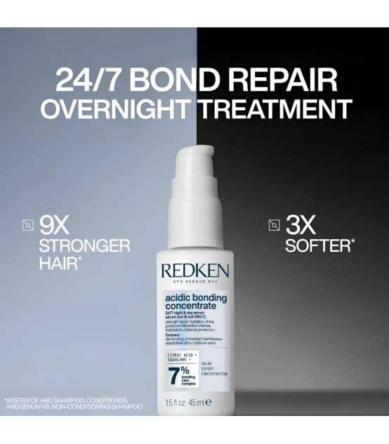 Redken Acidic Bonding Concentrate Sérum Jour & Nuit 45ml  | Celini.be