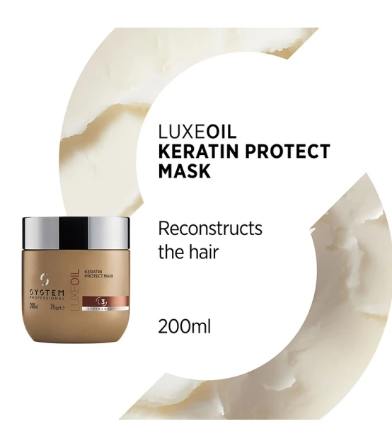 System Professional Luxeoil Keratin Restore Mask 200ml  | Celini.be